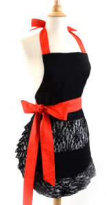 Black-Lace-Red-Bow-Apron