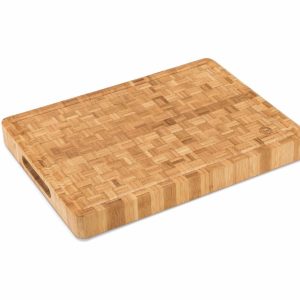 Large Bamboo Butcher Block Cutting Board