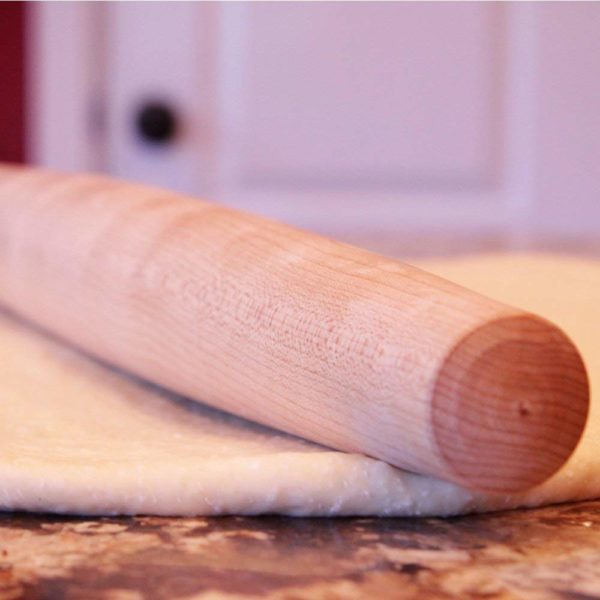 Sugar Maple French Style Rolling Pin Closeup