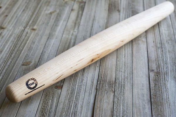 Sugar Maple French Style Rolling Pin on Wood